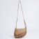 Women's bag made of artificial leather, 20x16x8.5 cm, beige color