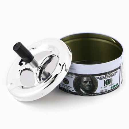 Blessing side ashtray "100 dollars", 11 x 11 cm-1