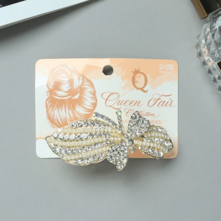Hair hairpin "Libya" butterfly, 8.5 cm-2