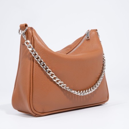 Women's bag Miss Bag with a zipper, external pocket, redhead-2