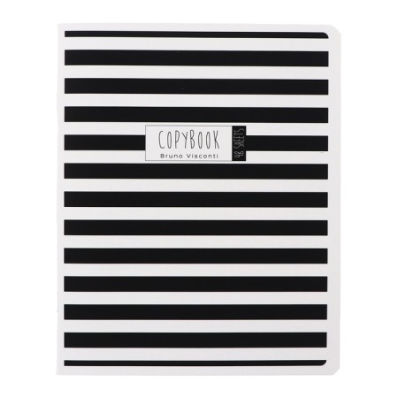Notebook of 48 sheets in the Black & White.new cage, covered cartoon, lamination "Soft-Tach", mix-4