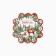 Box for confectionery products with PVC-patch “Happy New Year!”, 10.5 x 10.5 x 3 cm, New Year