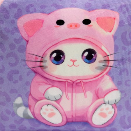Baby backpack for a girl "Cat in a suit"-2