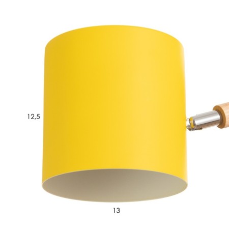 Bra "Svein" E27 40W yellow 13x24x14 cm-5