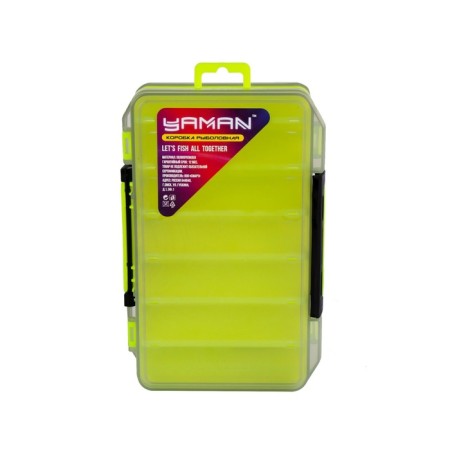 Box Yaman 2x-sided for wobblers 12 departments, 230x150x47 mm-3