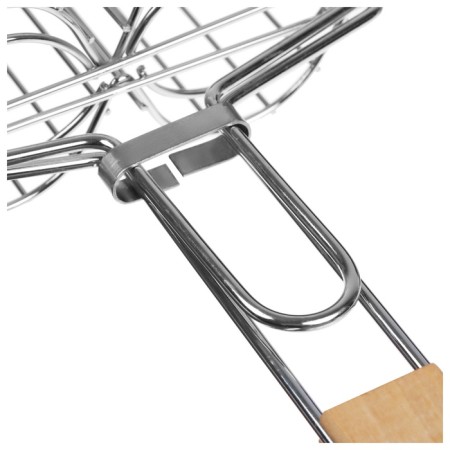 Maclay grill grill grill, double, chrome steel, 49x14x7 cm, working surface 27x17 cm-9