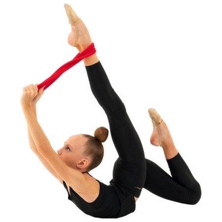 Crap for rhythmic gymnastics Grace Dance, 3 m, red color-5