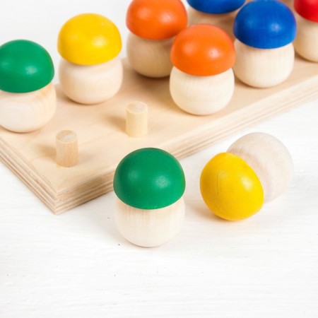 Mushroom Mushroom Mushroom Materials, 10 pcs., Steaches with columns-1