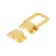 Castle Castle on the Box ZM01, 3.2x2.5 cm, Color gold