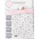 AMAROBABY plaid, size 85x95 cm, white, pink color