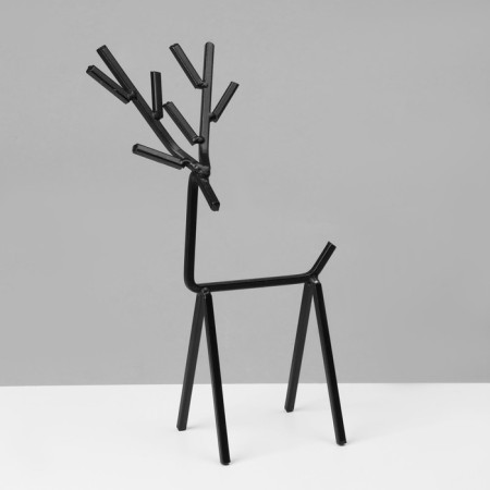 Stand for jewelry "Deer", 23 × 15 cm, black color-2