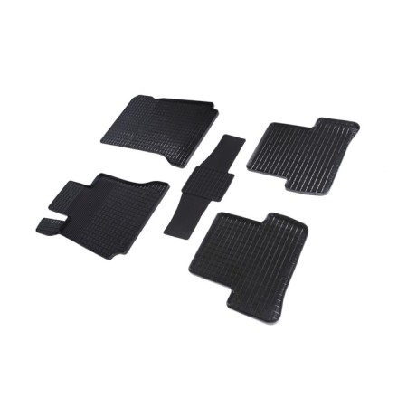 Rubber rugs ’grid’ for Mercedes-Benz C-Slass W204, 2007-2014