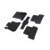 Rubber rugs ’grid’ for Mercedes-Benz C-Slass W204, 2007-2014