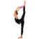 Crap for rhythmic gymnastics Grace Dance, with lurex, 3 m, pink color