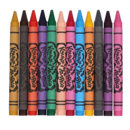 Locks wax 24 colors, "kalyaka-little", round-3