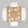 Box for confectionery products with PVC “With Love”, 11.5 x 11.5 x 6 cm