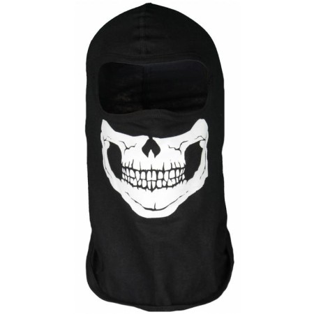 Sub -lap muzzle, balaclava, black with white print-1