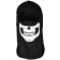 Sub -lap muzzle, balaclava, black with white print