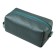 Lightning cosmetic bag, green color
