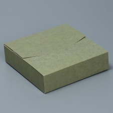 Box a gift folding envelope, packaging, “olive”, 15 x 15 x 4 cm