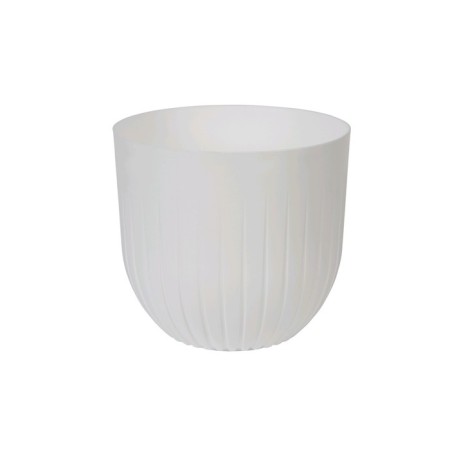 Kashpo Alpha with a tab, 6 l, white color