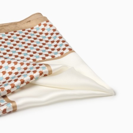 Women's scarf minku rr 70*70 cm, col. lactic-1