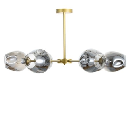 Murano chandelier 6he27 60W Smoky gold 78x78x35cm Bayerlux-3