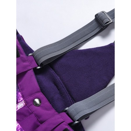 Ski costume for a girl, height 140 cm, purple color-7