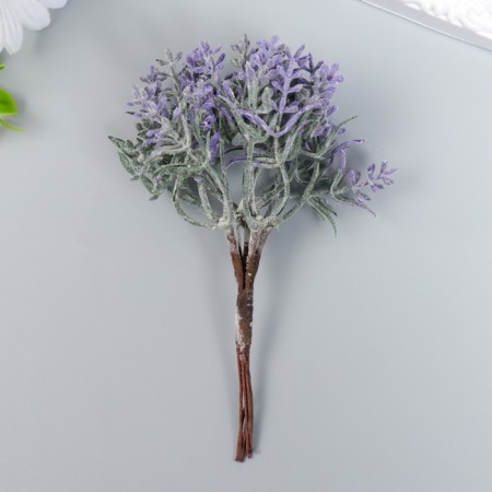 Artificial plant for creativity "Kotovnik" 1 bouquet = 6 branches lilac 13 cm