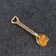 Koselka souvenir "Königsberg shovel", with natural amber