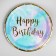 Paper plate "Happy Birthday", set of 6 pcs.