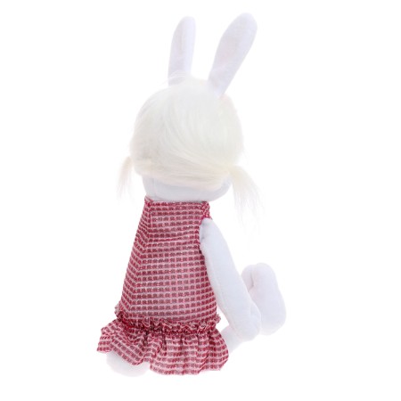 Soft toy "Bunny marshmallows in a dress", 25 cm-2