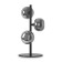 Freya FR5435TL-03B Shimmer, 248x248x461 mm desktop lamp, G9, 3x25W, black color