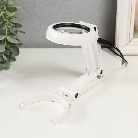 Lupa X7 lamp for LEDX6 creativity from 3AA+ usb lens d = 5.5 cm 2.6x9x19 cm-1
