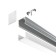 Aluminum profile LED Strip Alm007S-2M, 200x2.1x2.1 cm, silver color
