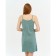 Night shirt female, green color, size 48