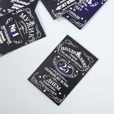 Cardboard "Victories on all fronts" set of 10 pcs (5 types) 4x6 cm-2