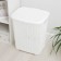 Besnaya basket with a lid "Vyaz", 60 l, 44 × 36 × 52 cm, white color