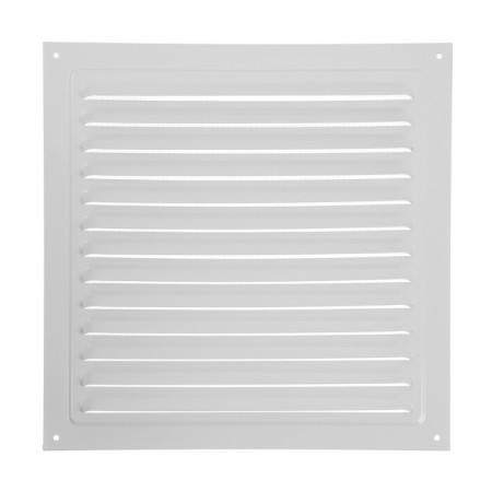 Ventilation grate Zein Lux RM2525C, 250 x 250 mm, with a grid, metal, gray-3