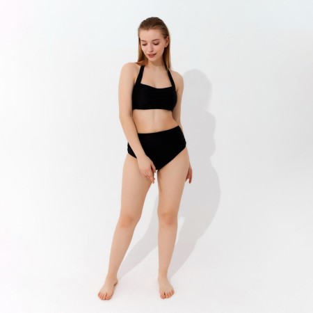 Top bathing female minku on ties, black color 52-4