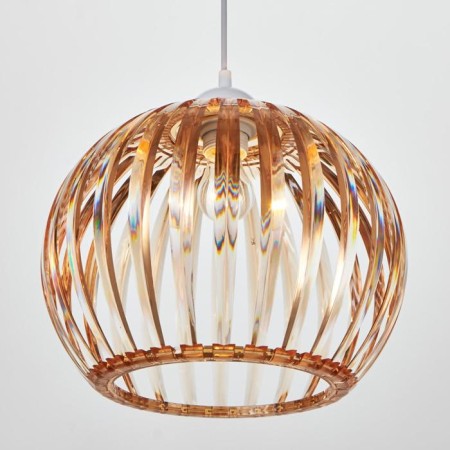 Lamp Bayerlux 6330/1, 1he27 15W, brown 31x24+60 cm