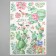 Interior plastic sticker "succulents" 60x90 cm, mix