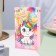 Postcard "Happy Birthday!" unicorn, pink background, 12.5 x 19.4 cm