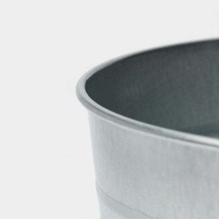 Vazon galvanized with handles, 7 l, h = 29 cm, GOST-2