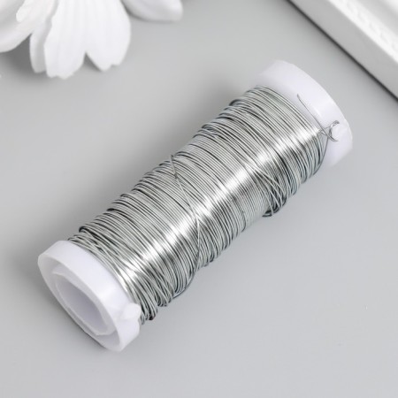 Wire for creativity "silver" 30 meters, thickness 0.3 mm 5.5x2.2x2.2 cm-1