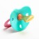 Latex orthodontic “tenderness” nipple with a ring, from 0 months, Mix color