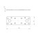 Fasten plate, 100 x 35 x 2 mm, Gotz
