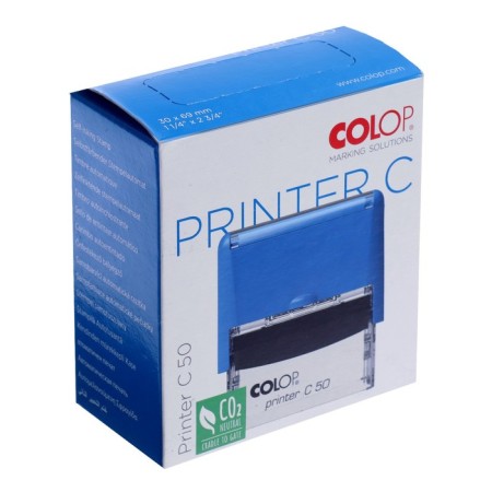 Equipment for the stamp automatic Colop Printer Sompact 50, 30 x 69 mm, black case-1