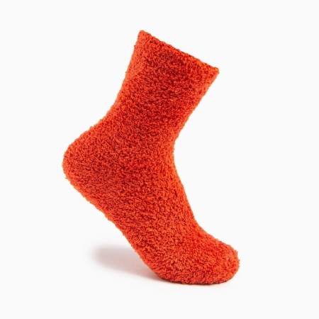 Terry socks women, red color, size 36-39
