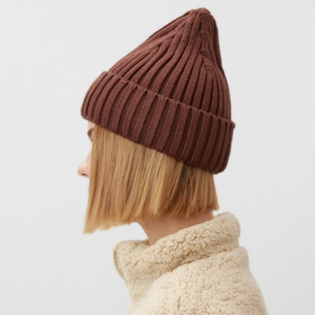 Women's hat minku, Coffee color, 56-58 rr-3